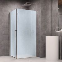 Lato fisso per porta battente briar 6 millimetri chrome per box doccia misure 67-70xh195 cm stampato - confezione 1