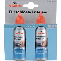 Dégivrant pour serrures de porte, flacon pulvérisateur de 2 x 50 ml