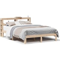 Maison Exclusive - Estructura de cama con cabecero madera de pino