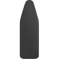 Copriasse da stiro Ineasicer 148x55 cm, copriasse da stiro extra large con superficie in 100% cotone e imbottitura spessa, facile da applicare e resistente alle bruciature (XXL, nero)