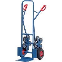 Fetra Stahlrohr-Treppenkarre, mit fünfarmigen Radsternen, Schaufelbreite 320mm