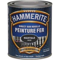 Schwarze geschlagene Eisenfarbe 0,75 l - Hammerite