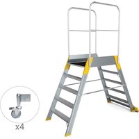 Leiternüberstieg 2x6 Stufen - Max Arbeitshöhe 3.26m - 9706R