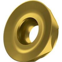 Fräswendeschneidplatte ISO RCMT 2006MOSN-F:M8330 D.6,5mm PVD beschichtet Gold