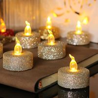 Bougie Électronique LED pour Décoration de Noël, Anniversaire ou Proposition Romantique
