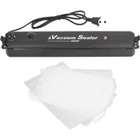 Machine de mise sous vide automatique haute efficacité avec indicateur LED pour une conservation optimale des aliments.