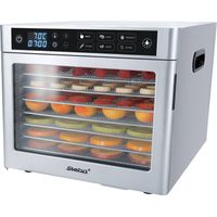 STEBA Déshydrateur ED 80 Steel Deluxe, env. 0,67m² surface de séchage, 6 programmes, 500W