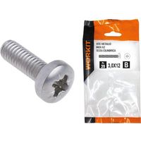 VITE METALLO TC INOX A2 SELF WORKIT - CAVA PH FILETTO INTERO MM 3X20 CF=PZ 32- 5 confezioni