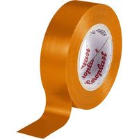 Coroplast 302-OG Cinta aislante naranja 15 mm x 10 m pack de 10
