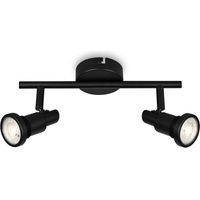 LED Spot, noir, 2xLED/GU10/4,8W