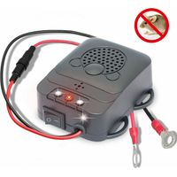 Répulsif ultrasonique pour voiture, anti-rats et anti-martelles électronique avec lumières stroboscopiques LED pour voiture, grange, cuisine