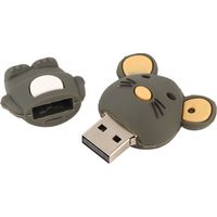Souris USB Poupée Mignonne, Clé USB 128GB Grande Capacité pour PC Portable
