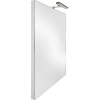 SPECCHIERA DA BAGNO CON LED 'LUXERA METALLO' cm 60 x h. 80 vert. - led cm 30 - W 7