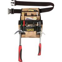 TOOLVIZION ToolPack Werkzeug-Gürteltasche, 8 Fächer, 2 Bügel