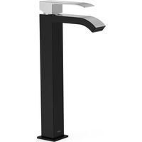 TRES 00681001NE CUADRO-TRES Grifo Monomando Lavabo XXL Negro/Cromo - ref: 00681001NE