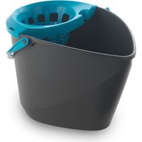Cubo ovalado con escurridor de plástico 12L