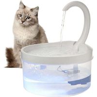 Cat fountain, cat fountain for cats with a window for dispensing water, drinking fountain with filter for cats --