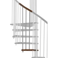 Minka Höhenerweiterung für Spiral Wood 120cm Durchmesser Walnuss Grau