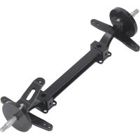 Biellette de direction d'essieu avant RC en alliage d'aluminium haute résistance, compatible avec les remorques non motorisées Tamiya RC à l'échelle 1/14.