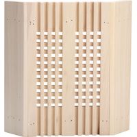 Abat-jour de sauna, abat-jour carré en bois, accessoire de sauna, lampe de sauna, housse de lampe de sauna, kit d'éclairage pour sauna, chambre à vapeur