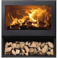 stufa a legna panadero "fenix 5" antracite 7,7 kw