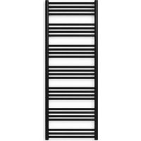 Heizungsbetrieb Handtuchheizkörper - Mattschwarz - Höhe 1620mm Breite 530mm - 723 Watt - FIO1620/530ZXN