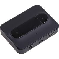 Émetteur et récepteur audio pour haut-parleurs et casques audio, son stéréo, noir