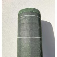 130g/m2 Toile Bache de paillage Vert tissée Anti-Mauvaises Herbes Largeur 1,28m Longueur 100m