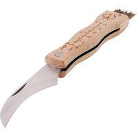 Cuchillo para setas con cepillo