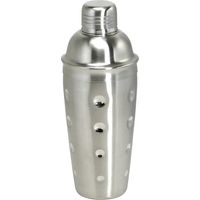 Shaker à cocktails 3 pièces en acier inoxydable avec passoire 700 ml - Matériel robuste, couvercle étanche, poignées ergonomiques pour mixer facilement chez soi