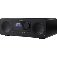 Sharp XL-B720D Microsistema Audio 30W Nero Bluetooth CD DAB+ USB LCD