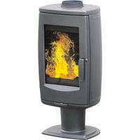 Plamen Gusskaminofen Aria Grau und 8 kW