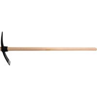 Outil de jardinage Stocker pickaxe tête double poignée bois
