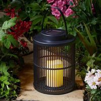 Schwarze urbane Solar-Laterne SMART GARDEN