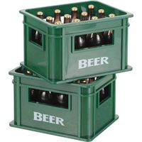 2 ensembles de décorations pour mini-maisons : caisses à vin et bouteilles de vin en plastique, pour la décoration de petites maisons.-5.9x4.8cm-Green