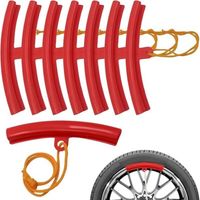 8 Pièces Protection jantes voiture, Protege jantes voiture, Pour Toutes Jantes de Voiture Courantes