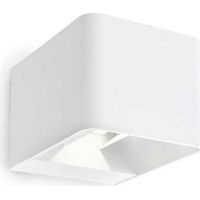 LedsC4 Wilson - Applique Murale LED 10.2W et 623lm avec Blanc Chaud 3000K. Diamètre 11cm. Structure en Aluminium. Usage Extérieur IP65. Coloris Marron, mate