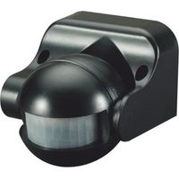 Détecteur de Mouvement Infrarouge Noir 180° IP44 - SILAMP