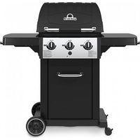 Barbecue a gas Broil King Royal 320 Shadow 3 bruciatori 8.80 kW griglie ghisa