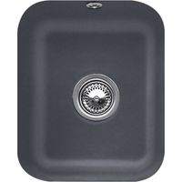 VILLEROY ET BOCH Cisterna 45 Grafito CeramicPlus fregadero de 1 seno con vaciador manual