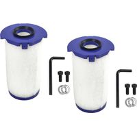 vhbw 2x Filtre HEPA compatible avec Dyson 9kJ, HU03 sèche-mains H13, blanc / violet