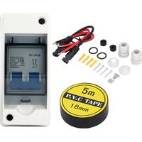 Interrupteur DC 1000V 20A IP65 pour Panneaux Solaires, Disjoncteur Miniature Photovoltaïque Plug-and-Play