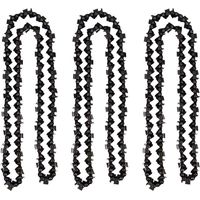 Lot de 3 chaînes de tronçonneuse 50 cm 0.325' 1,5 mm 76 maillonsMatériau haute ténacitéCompatible avec Timberpro et Hyundai