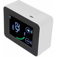 Détecteur CO2 Portable Intelligent ZN‑2CO1TB - Moniteur de Qualité d'Air avec Bluetooth, Stockage et Haute Précision - Blanc