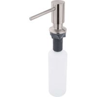 Nimco Accesorios de baño - Dosificador de jabón o desinfectante, 350 ml, empotrado, acero inoxidable UNM 4031V-10
