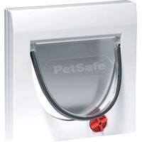 Nobby Katzentür Staywell PetSafe weiß ohne Tunnel Katzenklappe (Verschließbar)