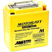 Batterie Motobatt QuadFlex AGM MBTX16U 12V 19ah 250A YTX16-BS YTX20CH-BS
