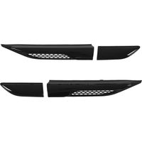 Garniture de porte de ventilation noire brillante, 4 pièces, moulage de garniture de porte, remplacement pour Land Rover Range Evoque L538, LR027321