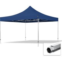 TOOLPORT 4x4 m Tente pliante - Alu, bleu foncé