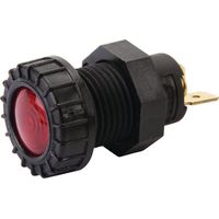 Spia di controllo alogena rotonda 12/24V rossa fissaggio a vite terminali piatti Hella HELLA 2AA008594031
